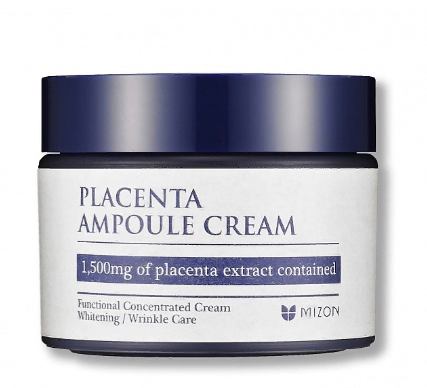 MIZON, Антивозрастной плацентарный крем для лица Placenta Ampoule Cream, 50 мл.