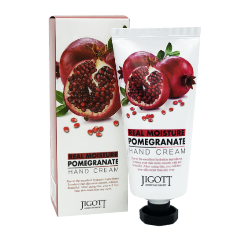 JIGOTT, Увлажняющий крем для рук с экстрактом граната Real Moisture Pomegranate Hand Cream, 100 мл.