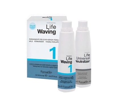 FARMAVITA, Химическая завивка для нормальных волос в наборе Life Waving Kit "1", 2*110 мл.
