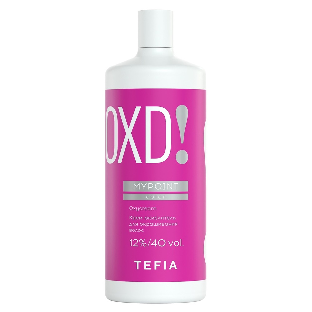 TEFIA, Крем-окислитель для окрашивания волос 12% (40 Vol) Color Oxycream MyPoint, 900 мл.