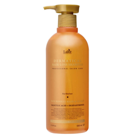 LA'DOR, Укрепляющий шампунь для тонких волос Dermatical Hair-Loss Shampoo For Thin Hair, 530 мл.