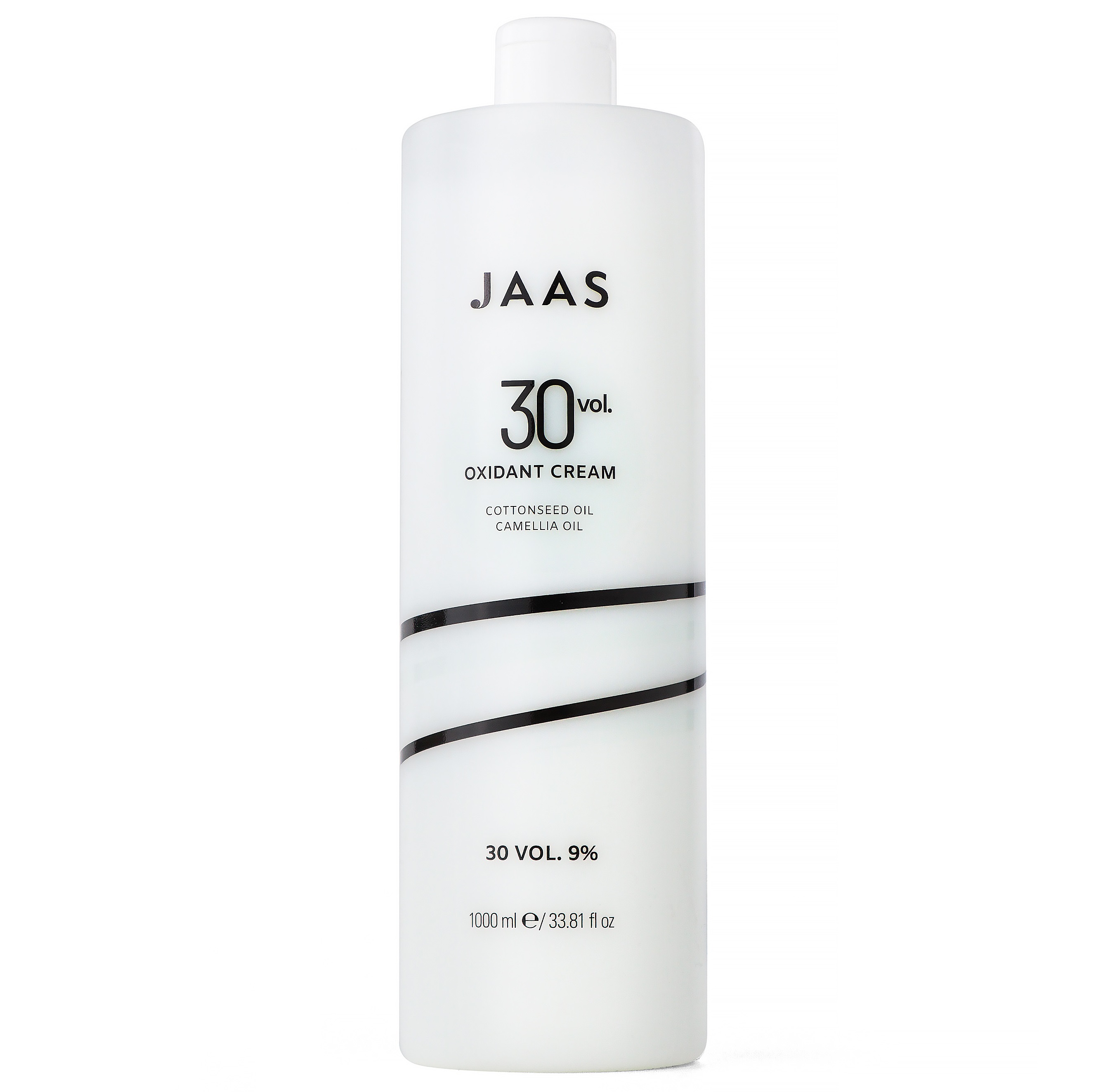 JAAS, Крем окисляющий с маслом семян хлопка и камелии 9% Oxidant Cream 30 Vol, 1000 мл.