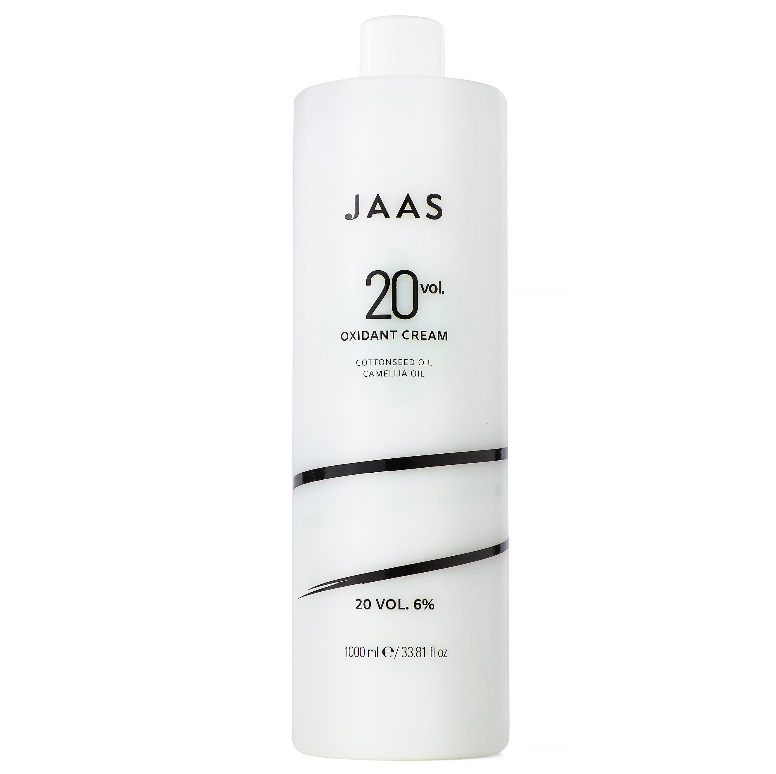JAAS, Крем окисляющий с маслом семян хлопка и камелии 6% Oxidant Cream 20 Vol, 1000 мл.