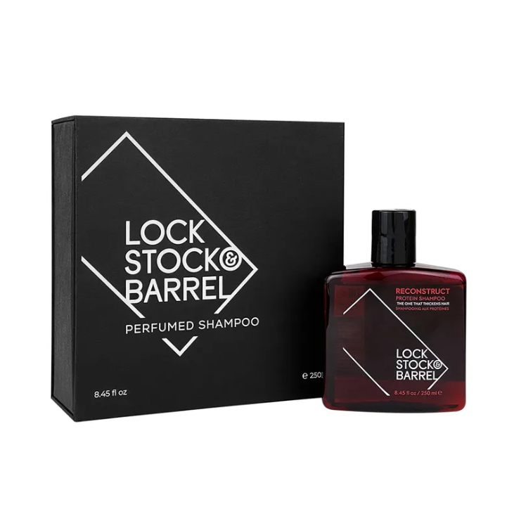 LOCK STOCK & BARREL, Шампунь для тонких волос в подарочной упаковке Reconstruct, 250 мл.