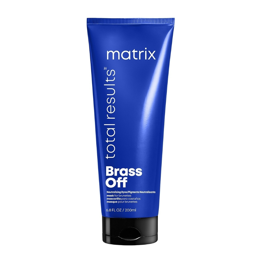 MATRIX, Маска для нейтрализации нежелательных светло-оранжевых и желтых оттенков волос Total Results Brass Off, 200 мл.