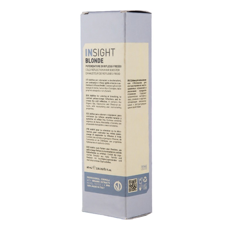 INSIGHT, Цветовой бустер для усиления холодных оттенков Blonde Incolor, 60 мл.