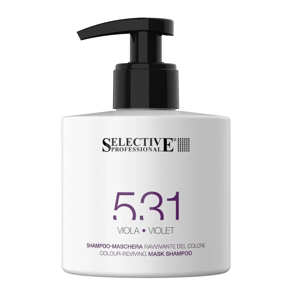 SELECTIVE, Шампунь-маска для возобновления цвета волос 531, фиолетовый, 275 мл.