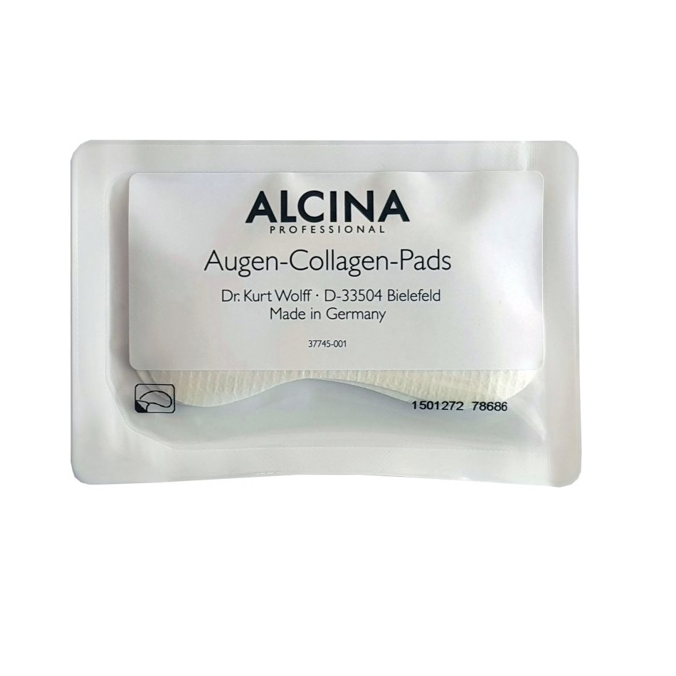 ALCINA, Разглаживающие коллагеновые диски для глаз, 10*2 шт.