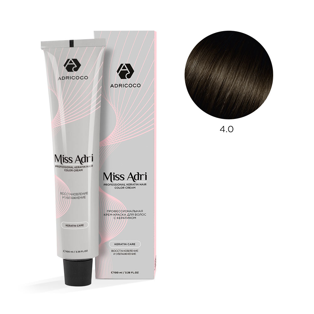 ADRICOCO, Крем-краска для волос Miss Adri 4.0, 100 мл.