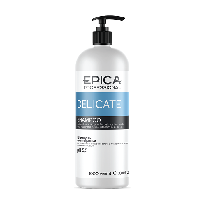 EPICA, Бессульфатный шампунь для волос Delicate, 1000 мл.