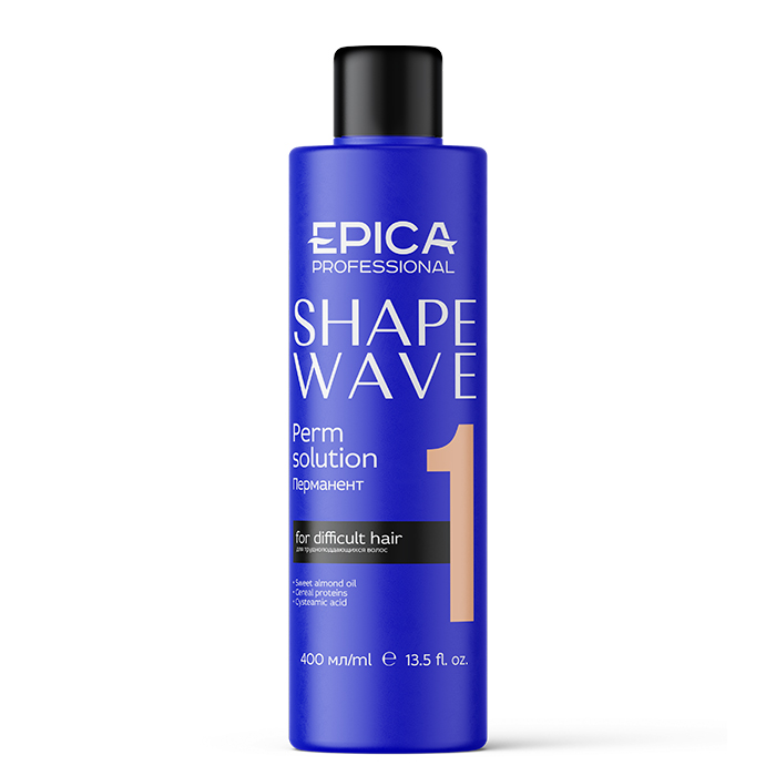 Перманент для трудноподдающихся волос Shape wave 1, 400 мл.
