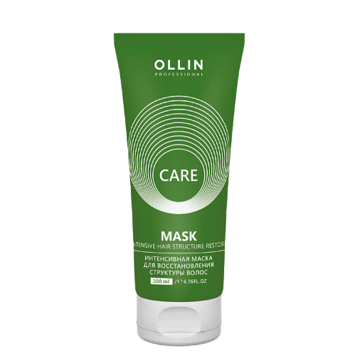 OLLIN, Маска интенсивная для восстановления структуры волос Ollin Care, 200 мл.