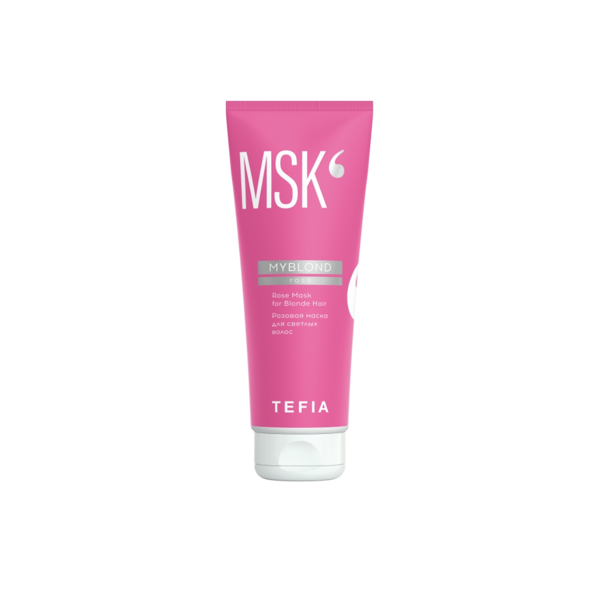 TEFIA, Розовая маска для светлых волос Myblond, 250 мл.
