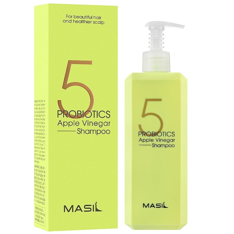 MASIL, Шампунь с 5 видами пробиотиков и яблочным уксусом 5 Probiotics Apple Vinegar Shampoo, 500 мл.