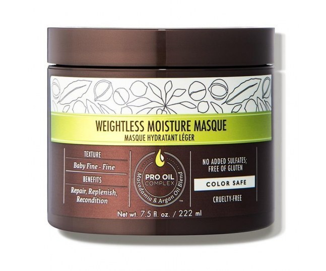 MACADAMIA, Маска увлажняющая для тонких волос Weightless Moisture, 222 мл.