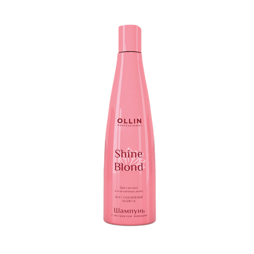 OLLIN, Шампунь для волос с экстрактом эхинацеи Shine Blond, 300 мл.