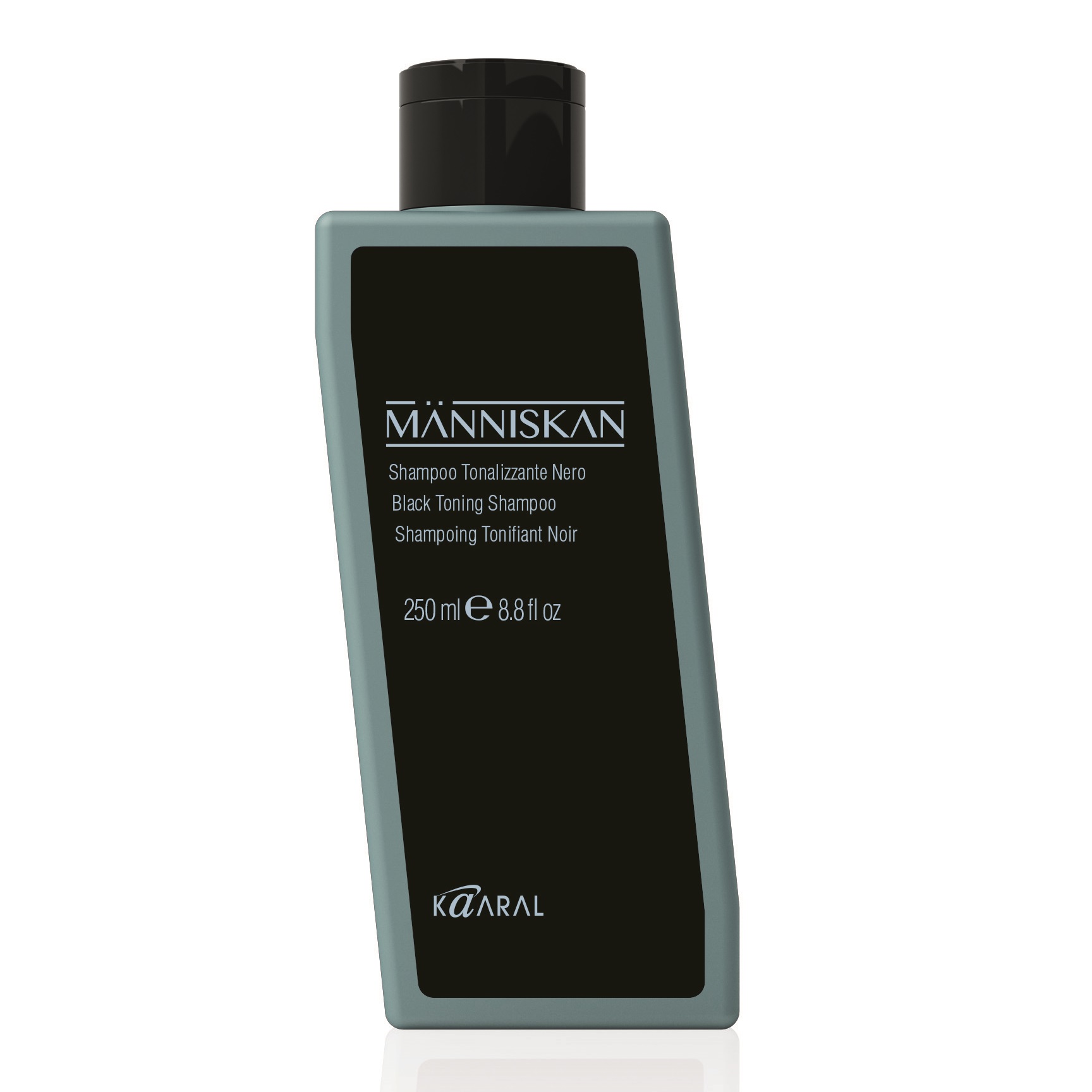 Черный тонирующий шампунь Black Toning Shampoo Manniskan, 250 мл.