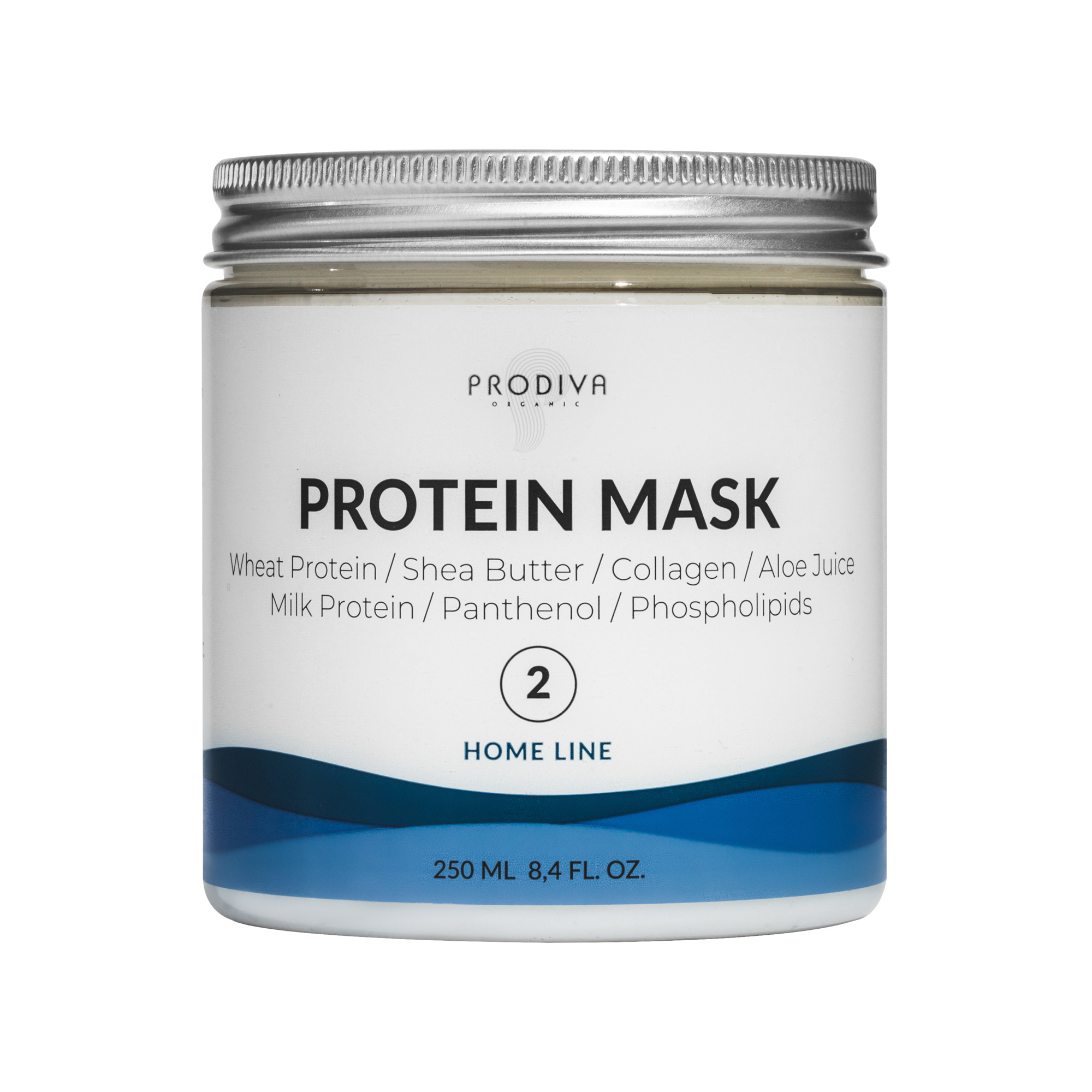 PRODIVA, Маска для протеиновой реконструкции волос Protein Mask Home Care, 250 мл.