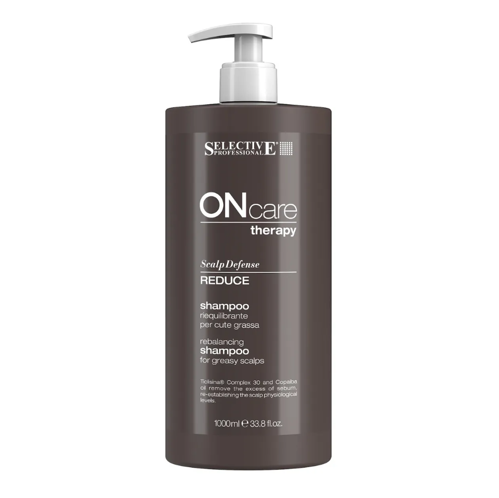 SELECTIVE, Шампунь восстанавливающий баланс жирной кожи головы Reduce On Care Scalp Defense, 1000 мл.