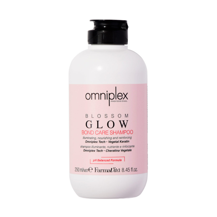 FARMAVITA, Шампунь с технологией Omniplex и растительным кератином Omniplex Blossom Glow Shampoo, 250 мл.