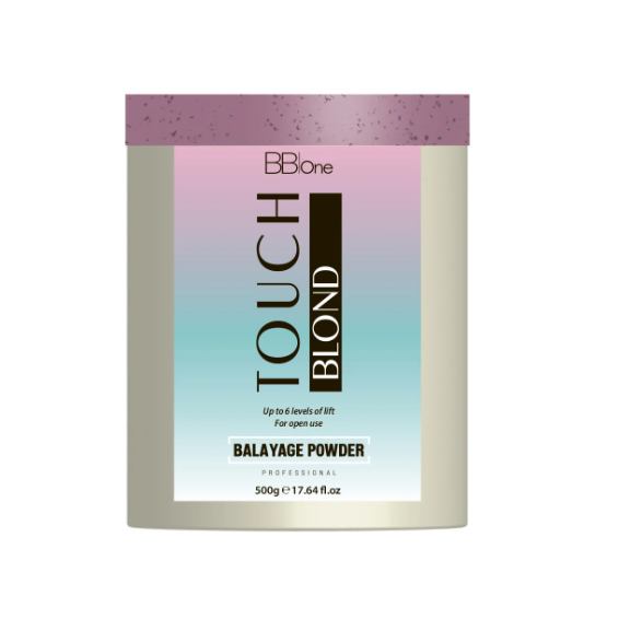 BB ONE, Итальянская пудра для открытых техник осветления в пакете Touch Blond Balayage Powder, 500 гр.