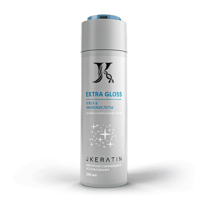 JKERATIN, Средство для термозащиты и дополнительного блеска волос Extra Gloss, 200 мл.