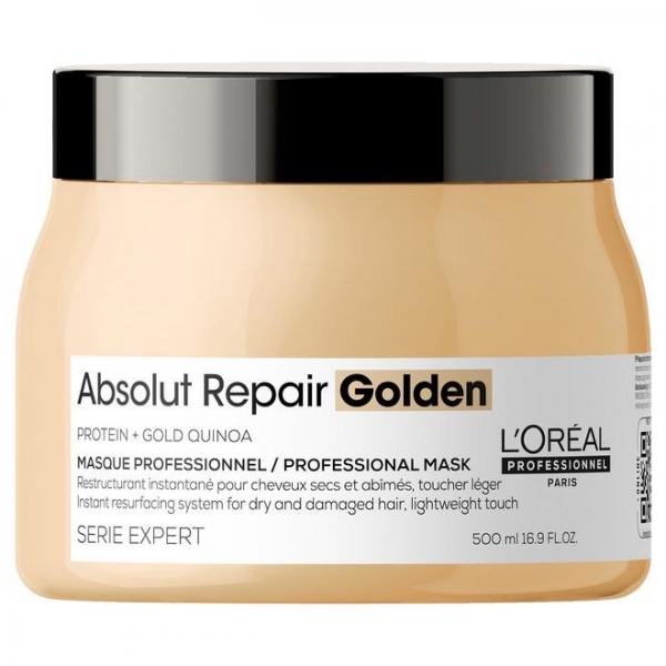 L'OREAL, Золотая маска для волос Absolut Repair, 500 мл.