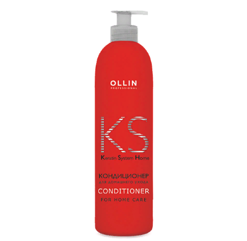 OLLIN, Кондиционер для домашнего ухода за осветлёнными волосами Keratin System Home, 250 мл.