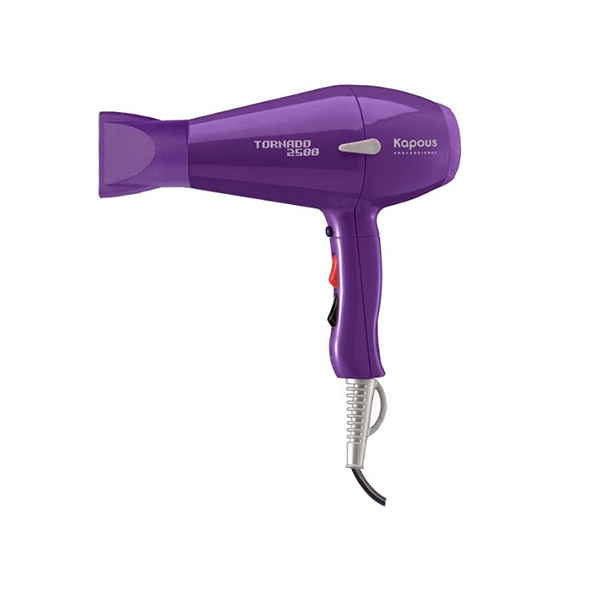 KAPOUS, Профессиональный фен для волос Tornado 2500 Purple.