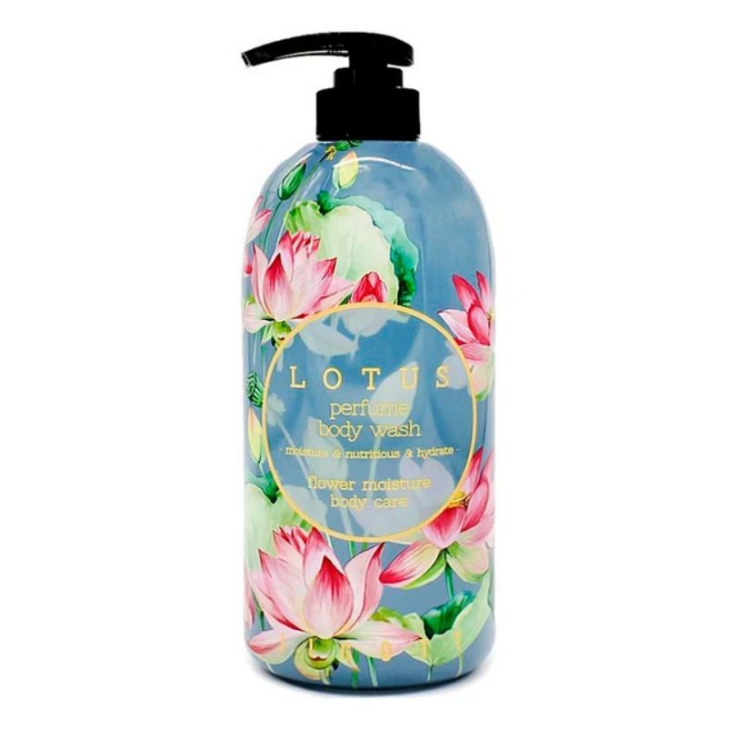 JIGOTT, Парфюмированный гель для душа с лотосом Lotus Perfume Body Wash, 750 мл.