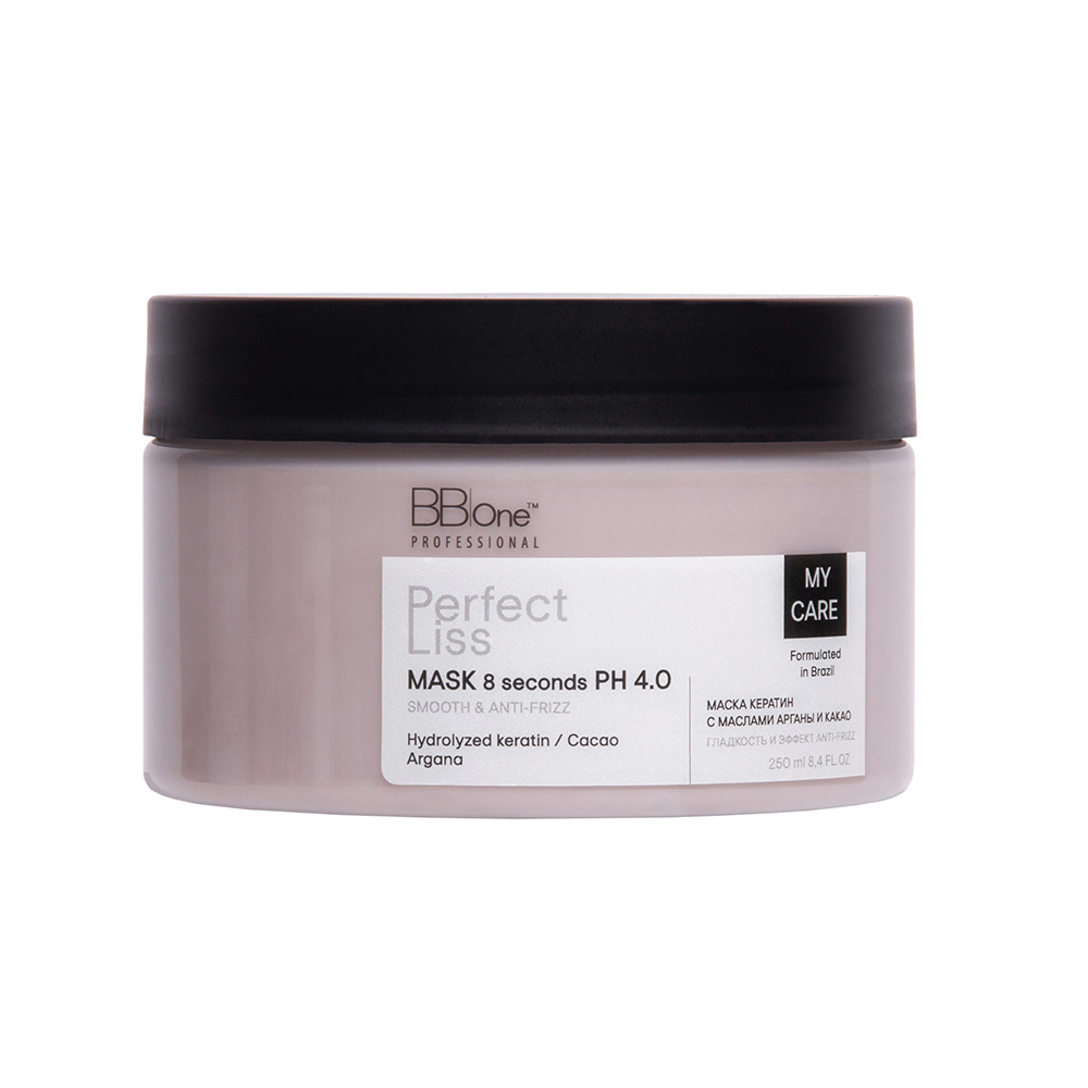 BB ONE, Маска для волос Mask 8 Seconds Smooth & Anti-Frizz Perfect Liss, 250 мл.