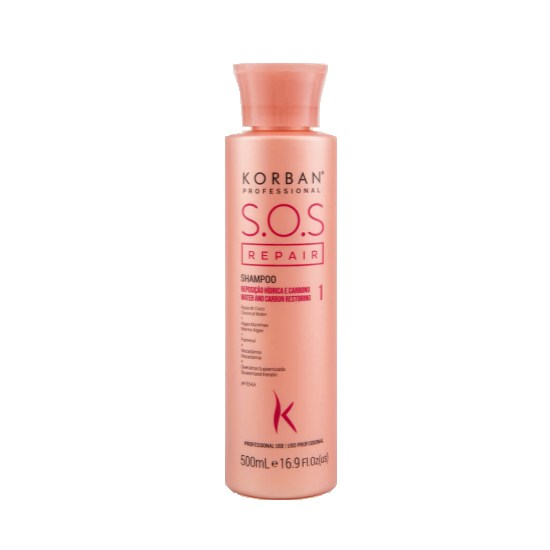 KORBAN, Шампунь Шаг №1 S.O.S Repair Shampoo, 250 мл.