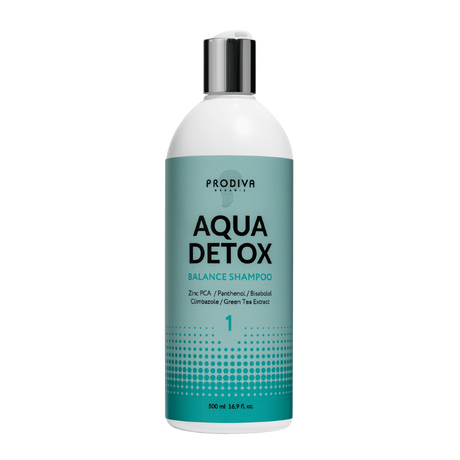 PRODIVA, Деликатный детокс-шампунь PH 5,3 Balance Shampoo Aqua Detox, 500 мл.