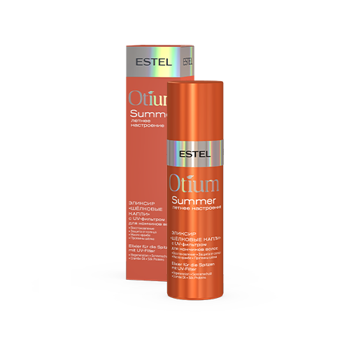 ESTEL, Эликсир "Шёлковые капли" с UV-фильтром для кончиков волос Otium Summer, 100 мл.