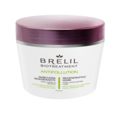 BRELIL, Регенерирующая маска для волос Biotreatment Antipollution, 220 мл.