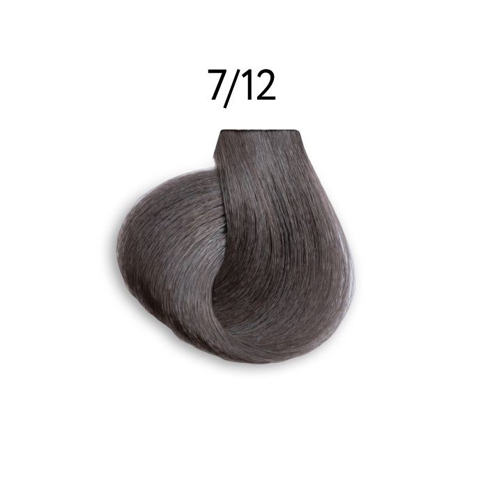 Перманентная крем-краска для волос Platinum Collection 7/12, 100 мл.