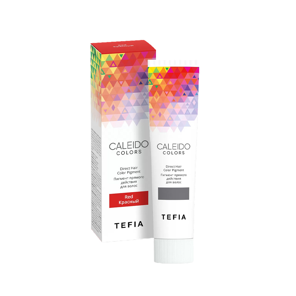 TEFIA, Пигмент прямого действия для волос Caleido Colors Red, 100 мл.