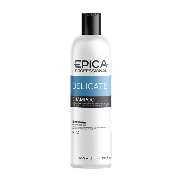 EPICA, Бессульфатный шампунь для волос Delicate, 300 мл.