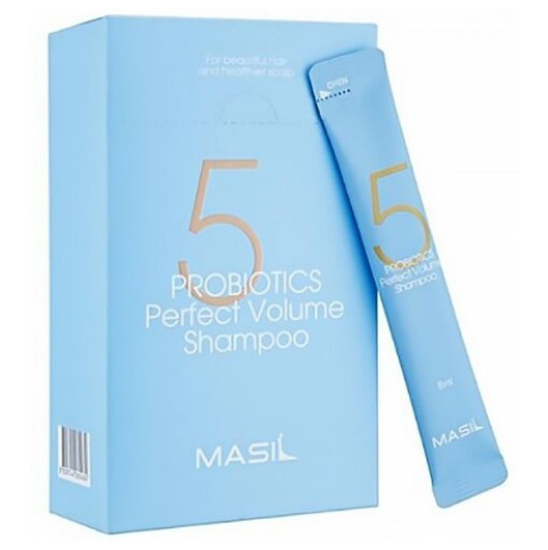 MASIL, Мягкий шампунь с пробиотиками 5 Probiotics Perfect Volume Shampoo, 20*8 мл.