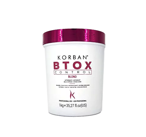 KORBAN, Ботокс концентрат с эффектом anti-yellow Btox Brazilian Keratin Blond, 200 мл.