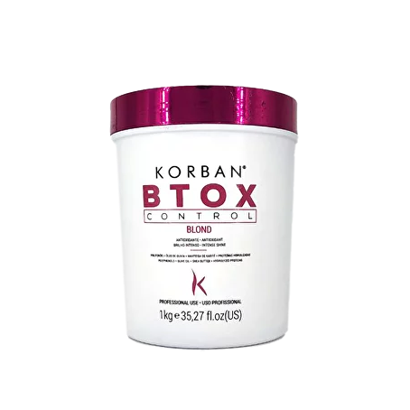 KORBAN, Ботокс концентрат с эффектом anti-yellow Btox Brazilian Keratin Blond, 100 мл.