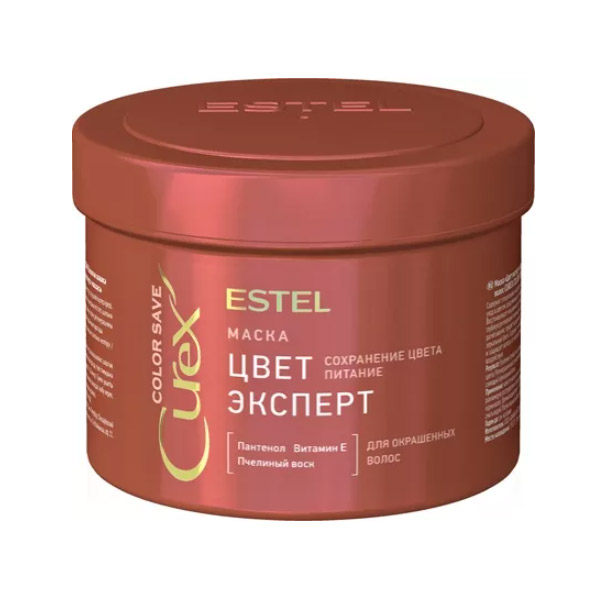 ESTEL, Маска "Цвет-эксперт" для окрашенных волос Curex Color Save, 500 мл.