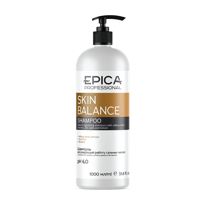 EPICA, Шампунь регулирующий работу сальных желез Skin Balance, 1000 мл.