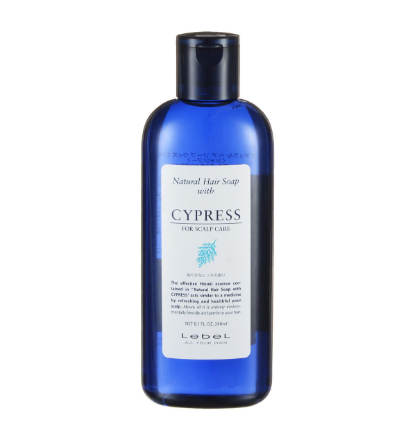 LEBEL, Шампунь для волос c маслом кипариса Natural Hair Soap With Cypress, 240 мл.