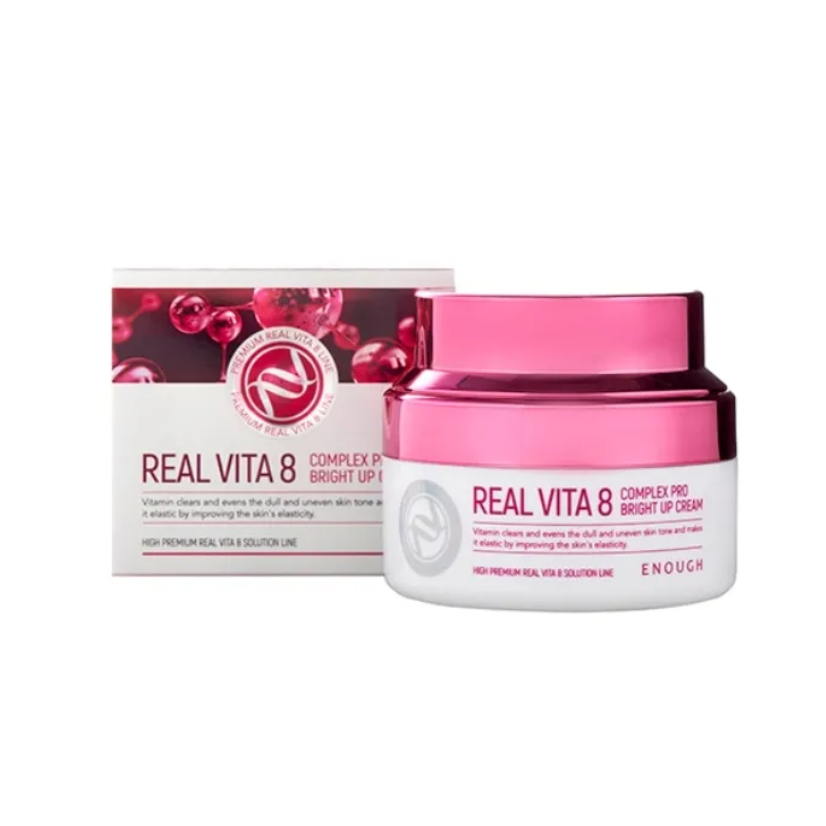 ENOUGH, Питательный крем для лица с 8 витаминами Premium Real Vita 8 Complex Pro Bright up Cream, 50 мл.