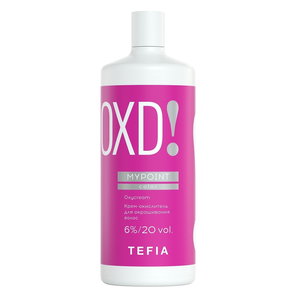 TEFIA, Крем-окислитель для окрашивания волос 6% (20 Vol) Color Oxycream MyPoint, 900 мл.