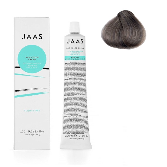 JAAS, Перманентная краска для волос 7.1 Ash Blonde, 100 мл.