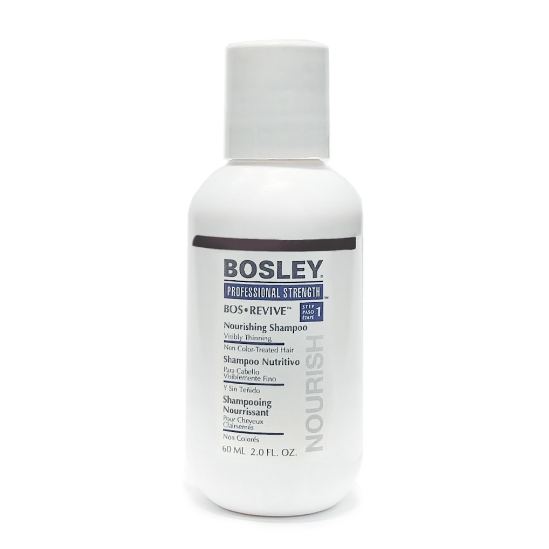BOSLEY PRO, Шампунь питательный для истонченных неокрашенных волос Bos Revive, 60 мл.