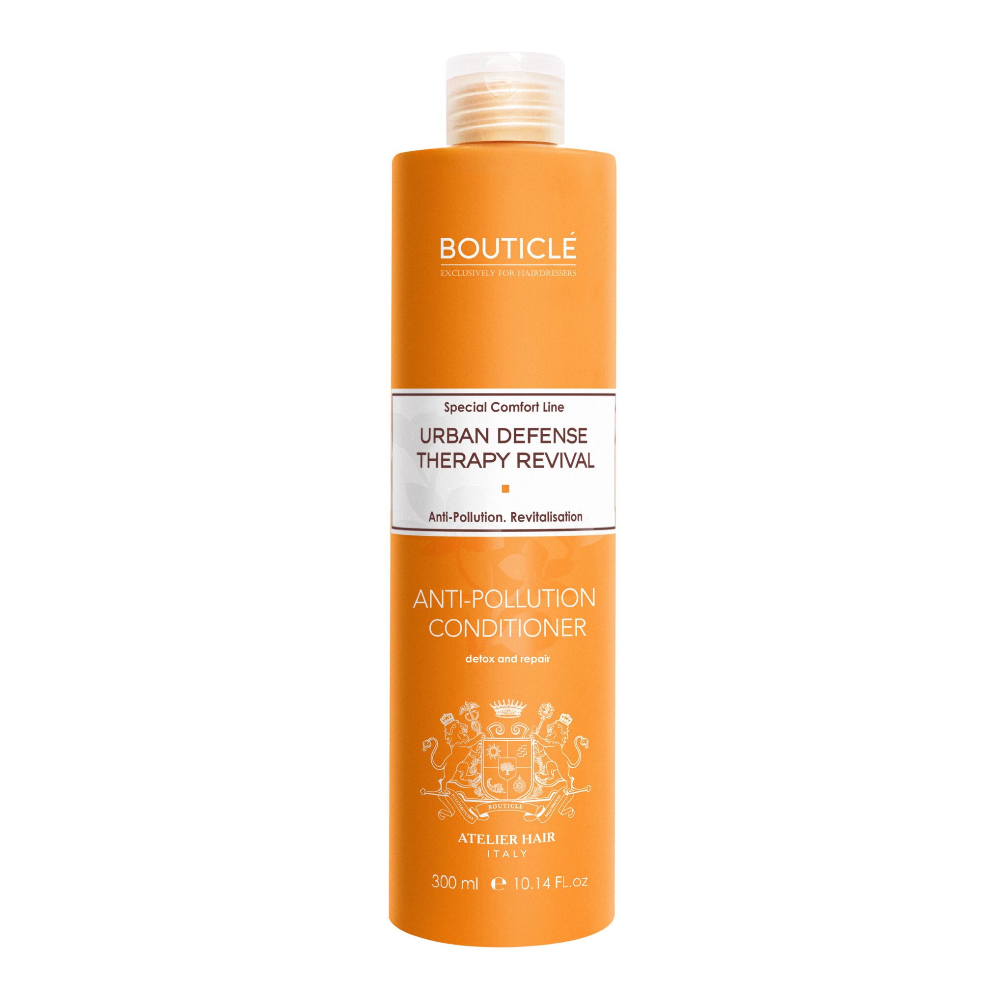 BOUTICLE, Кондиционер-защита для чувствительных волос Urban Defense Anti-Pollution Conditioner For Brittle & Sensitive Hair, 300 мл. 