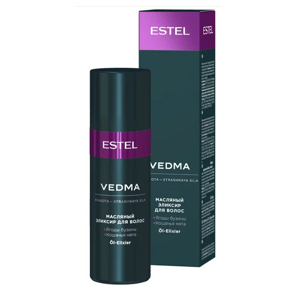 ESTEL, Масляный эликсир для волос Vedma, 50 мл.